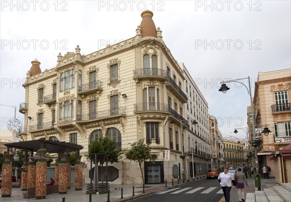 Melilla autonomous city state Spanish territory in north Africa, Spain -1900s modernist
