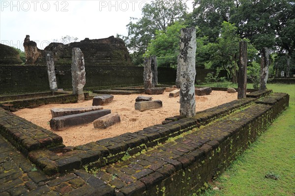 UNESCO World Heritage Site, the ancient city of Polonnaruwa, Sri Lanka, Asia, ruins at Potgul