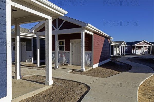 Longmont, Colorado, The Veterans Community Project is building tiny homes for homeless veterans.