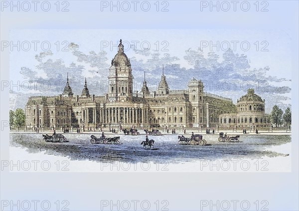 City Hall in San Francisco, California in the 1870s. From American Pictures Drawn With Pen And