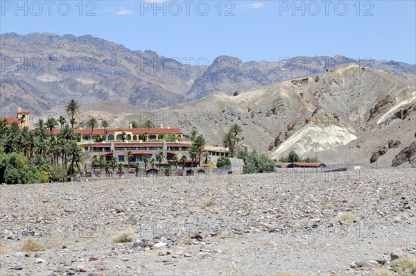 Landscape at Zabriskie Point, Death Valley National Park, Mojave Desert, California, Nevada,