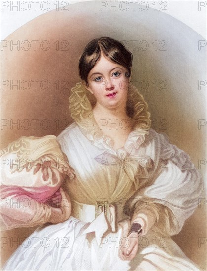 Letitia Elizabeth landon 1802 to 1838 English poet and novelist, writer, Historical, digitally