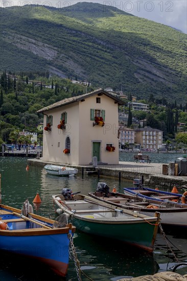 Casa del Dazio customs house at the harbour, built in the 18th century by the Habsburgs on the