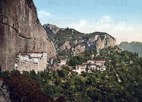 The convent Mega Spileon, the Monastery of the Dormition of the Theotokos, municipality of