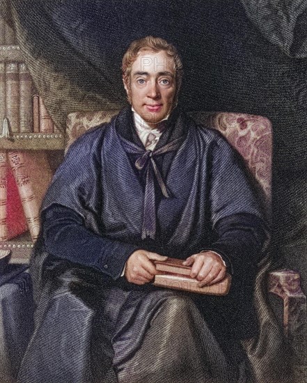 Rev Samuel Lee 1783 to to 1852 English Orientalist, Historical, digitally restored reproduction