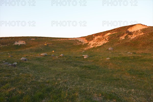 Ice Age terrain formations on the River Trebel, landscape characterised by the Ice Age,