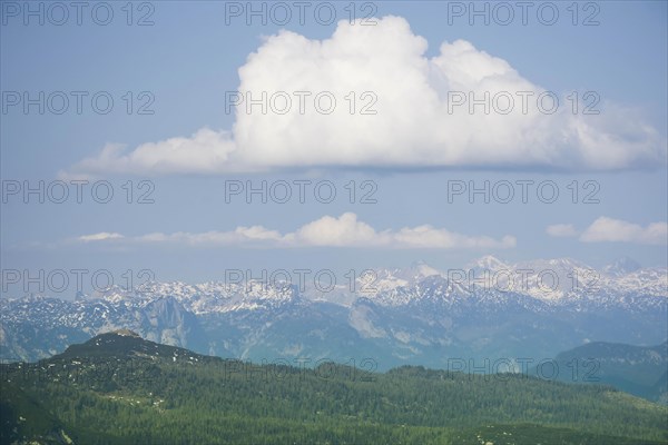 Amazing mountains panorama from 5 Fingers viewing platform in the shape of a hand with five fingers