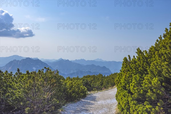 Amazing mountains panorama from 5 Fingers viewing platform in the shape of a hand with five fingers