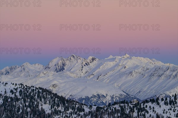 Evening atmosphere, Belalp, Naters, Brig, Canton Valais, Switzerland, Europe