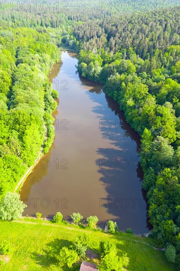 Sulzbach reservoir near Steinenbronn Baden-Wuerttemberg