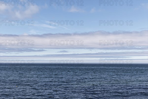 Coastal seascape, Gulf of Saint Lawrence, Province of Quebec, Canada, sea, water, blue, North