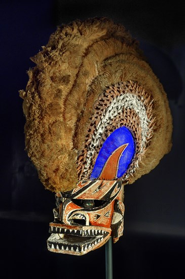 South Sea mask, South Sea collection, Obergünzburg, Allgäu, Bavaria, Germany, Europe
