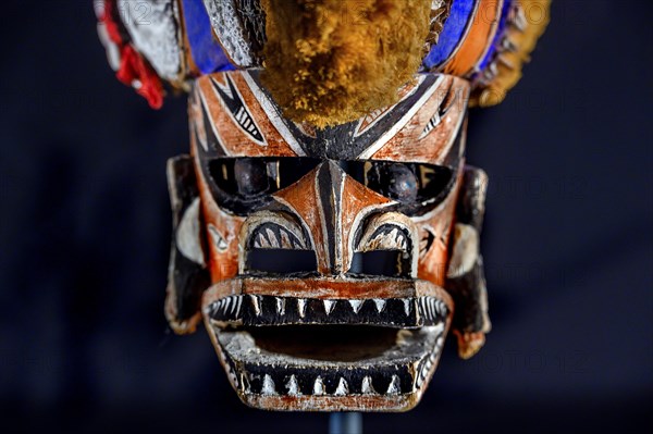South Sea mask, South Sea collection, Obergünzburg, Allgäu, Bavaria, Germany, Europe