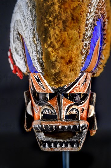 South Sea mask, South Sea collection, Obergünzburg, Allgäu, Bavaria, Germany, Europe