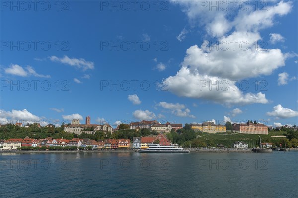 Meersburg on Lake Constance, townscape, residential castle, new castle, state winery, lakeside