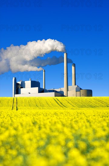 The smoky northern combined heat and power plant, Heizkraftwerk Nord, Combined heat and power
