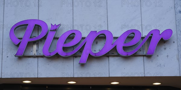 Pieper, perfumery, facade with sign and logo, Wuppertal, North Rhine-Westphalia, Germany, Europe
