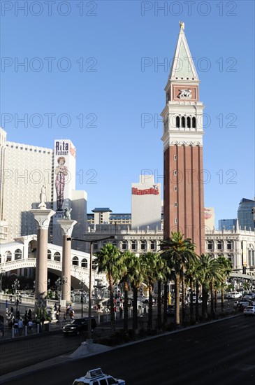 The Venetian Hotel on Las Vegas Boulevard, Las Vegas, Nevada, USA, North America