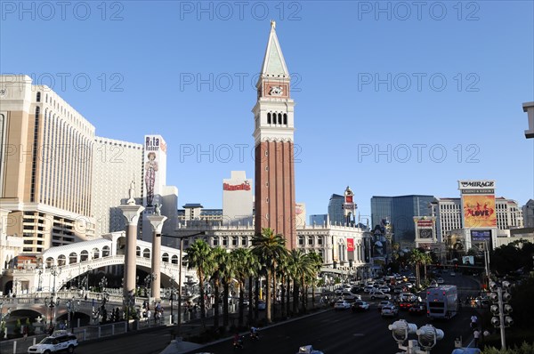 The Venetian Hotel on Las Vegas Boulevard, Las Vegas, Nevada, USA, North America