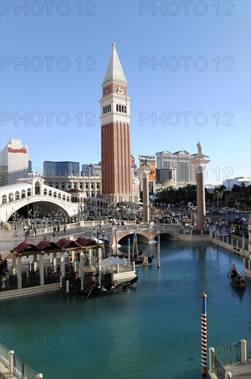 The Venetian Hotel on Las Vegas Boulevard, Las Vegas, Nevada, USA, North America