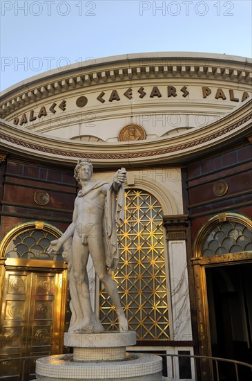 Partial view, Caesars Palace, casino, hotel, hotel casino, casino, Las Vegas, Nevada, USA, North