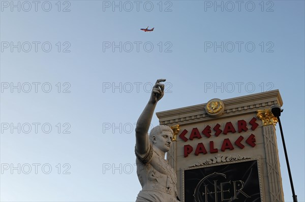 Partial view, Caesars Palace, casino, hotel, hotel casino, casino, Las Vegas, Nevada, USA, North