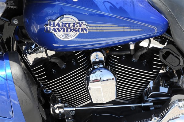 Detail, HARLEY DAVIDSON, Grand Canyon National Park, Colorado Plateaus, Arizona, America, USA,