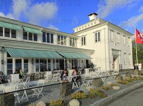 Floien Folkerestaurant restaurant cafe, Mount Floyen, Bergen, Norway built in 1925