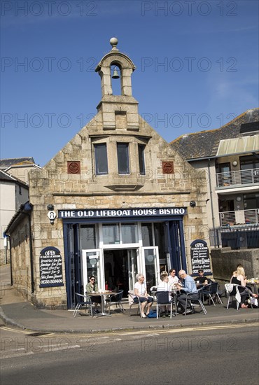 The Old Lifeboat House bistro, Penzance, Cornwall, England, UK