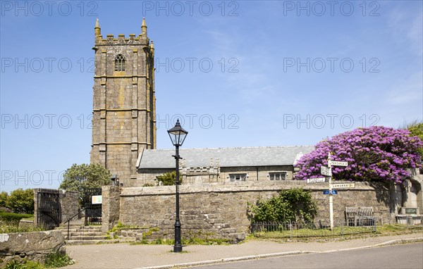 Parish church of St Buryan, Cornwall, England, UK