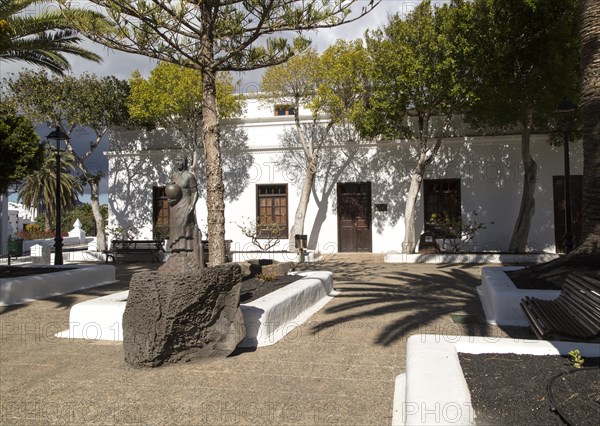 Ayuntamiento town hall building in Yaiza, Lanzarote, Canary Islands, Spain, Europe