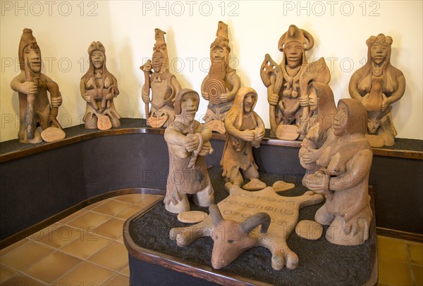 Carved wooden figures, Museum and folklore arts centre, Casa Museo Monumento al Campesino,