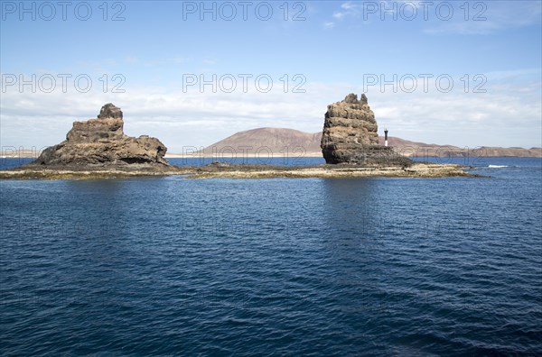 Rocky headland of Punta Fariones, Chinijo Archipelago, Orzola, Lanzarote, Canary Islands, Spain,