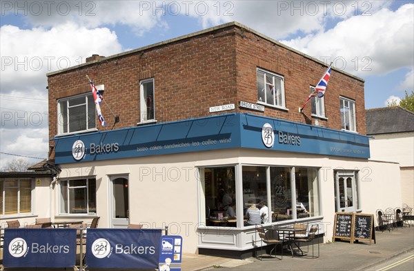 Bakers shop and cafe Framlingham, Suffolk, England, UK