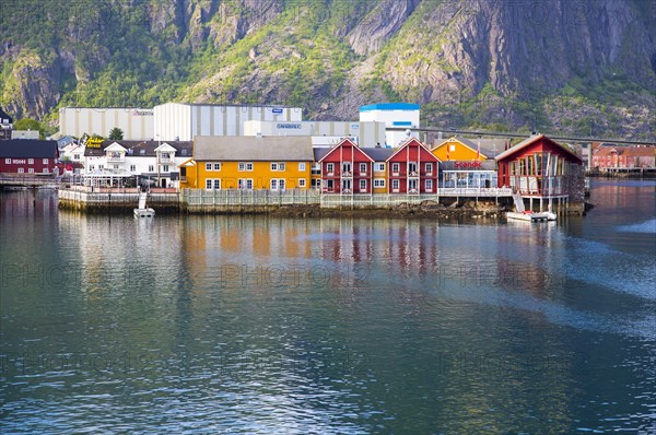 Harbour at Svolvaer, Lofoten Islands, Nordland, Norway, Europe