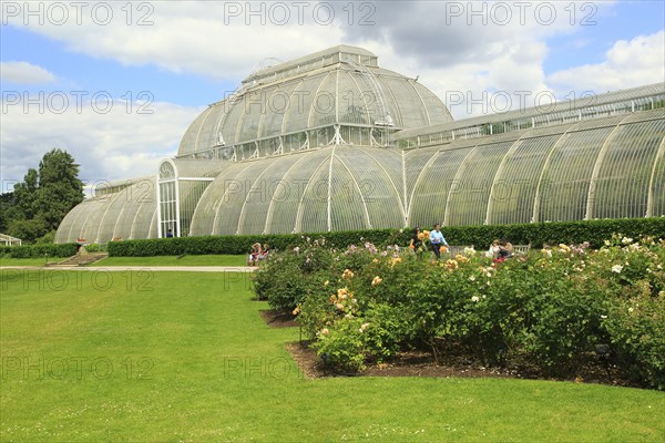 The Palm House at Royal Botanic Gardens, Kew, London, England, UK