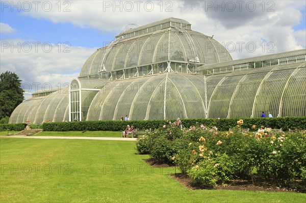 The Palm House at Royal Botanic Gardens, Kew, London, England, UK