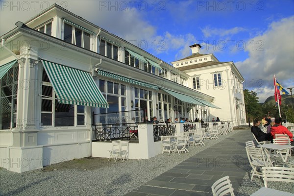 Floien Folkerestaurant restaurant cafe, Mount Floyen, Bergen, Norway built in 1925