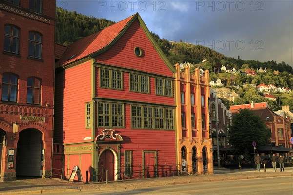The Hanseatic museum building, Bryggen area, city centre of Bergen, Norway, Europe