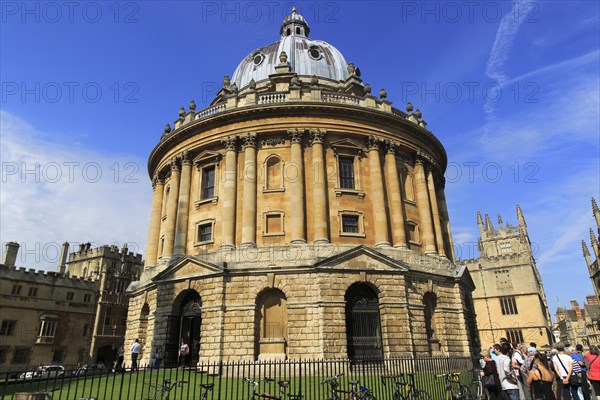 Radcliffe Camera building, University of Oxford, England, UK architect James Gibbs, neo-classical