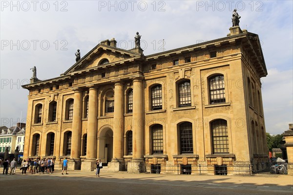 Clarendon Building, early 18th-century neoclassical architecture, University of Oxford, England, UK