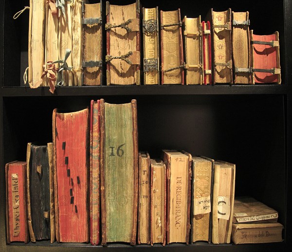 Bodleian Libraries new refurbished Weston Library display of historic books, University of Oxford,
