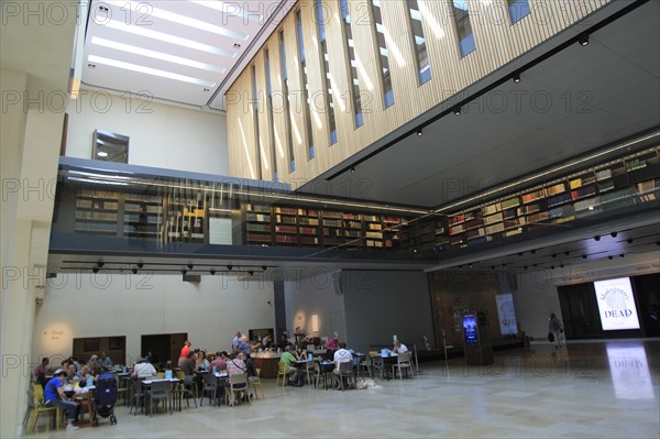 Bodleian Libraries new refurbished Weston Library interior, University of Oxford, England, UK