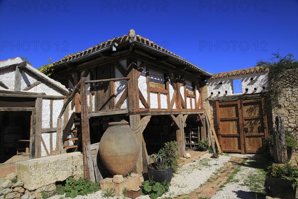 Bodega Museo Maserof restaurant vineyard, near Xalo or Jalon, Marina Alta, Alicante province,