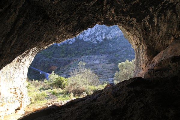 The Sanctuary of Pla de Petracos, near Castell de Castells, Marina Alta, Alicante province, Spain
