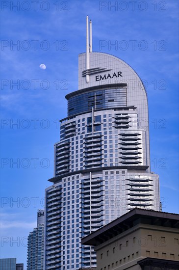 Hotel The Address Downtown, Skyscrapers, High-rise buildings, Financial District, Logo EMAAR,