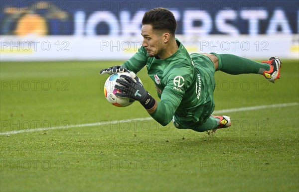 Goalkeeper Janis Blaswich (21) RasenBallsport Leipzig RBL Action MHPArena, MHP Arena Stuttgart,