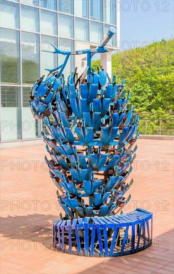 Sculpture: Seed of Wind, Seed of Wish, by Kim Bora, at DMZ Peace Park in Goseong, South Korea, Asia
