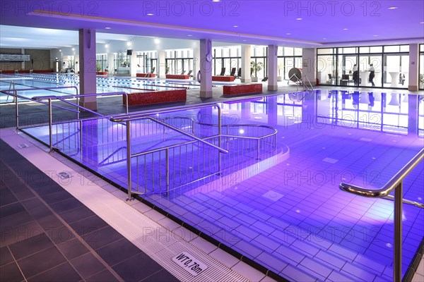 View of the reopened Tiergarten municipal swimming pool, Berlin, 22/01/2024