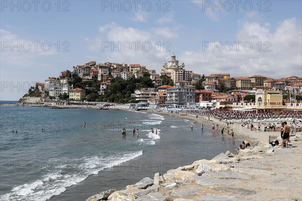 Porto Maurizio beach in Imperia, 01/06/2022